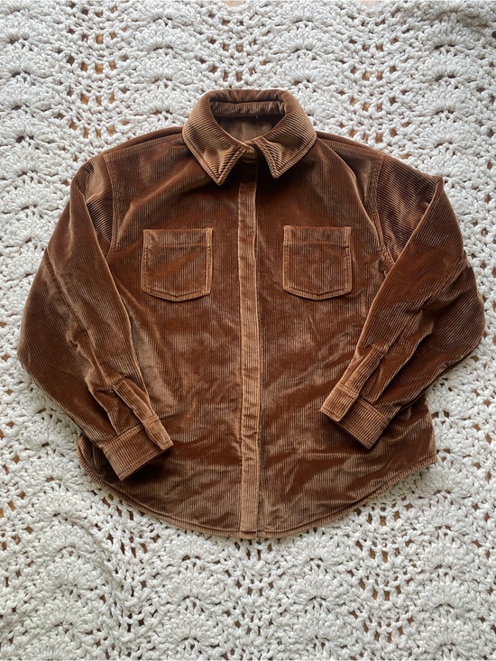 ALO Yoga Jackets & Blazers - ALO Yoga Mountainside Velour Shacket in Cinnamon Brown